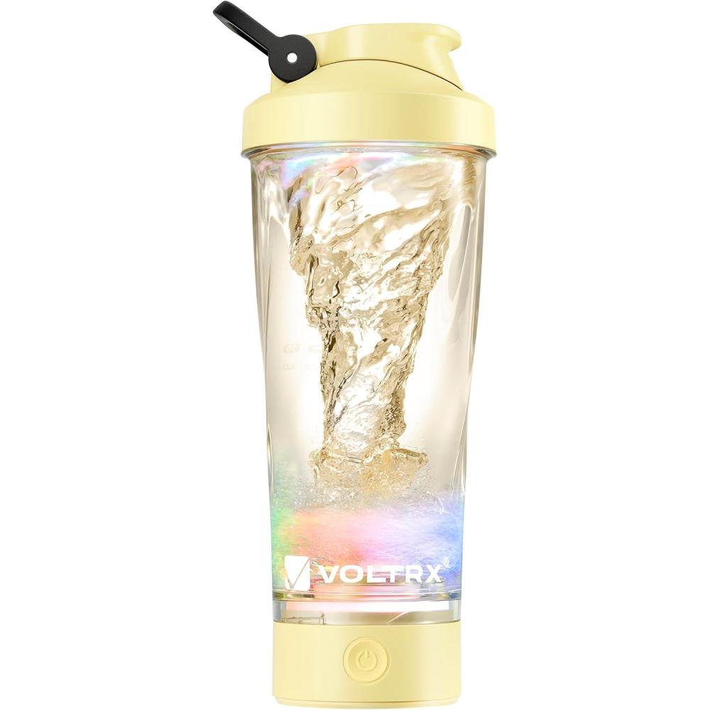 image:imageVOLTRX lectrique Protine Shaker portable Vortex mlangeur shaker tasse rechargeable par USB pour boissons protines fabriqu avec Tritan sans BPA 600 mlCloud White